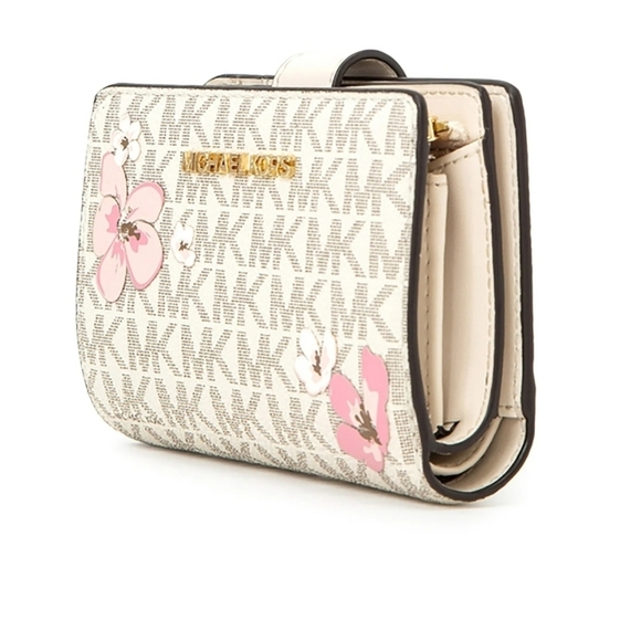 Michael Kors Medium Wallet: Light Cream Multi, 5.25×3.5×1.25, NWT - Picture 5 of 6